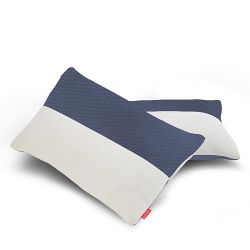 zinnia Jersey Pillow Dual Color Design | Set of 2 (27 X 16 Inch or 45 X 70 CM)