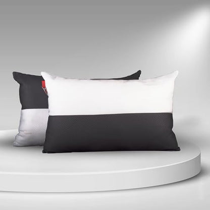 zinnia Jersey Pillow Dual Color Design | Set of 2 (27 X 16 Inch or 45 X 70 CM)