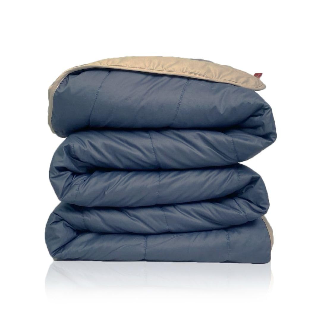 Esthelle and Khaki Reversible Solid Comforter
