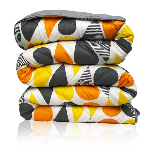 Drops and Grey Revesible Comforter
