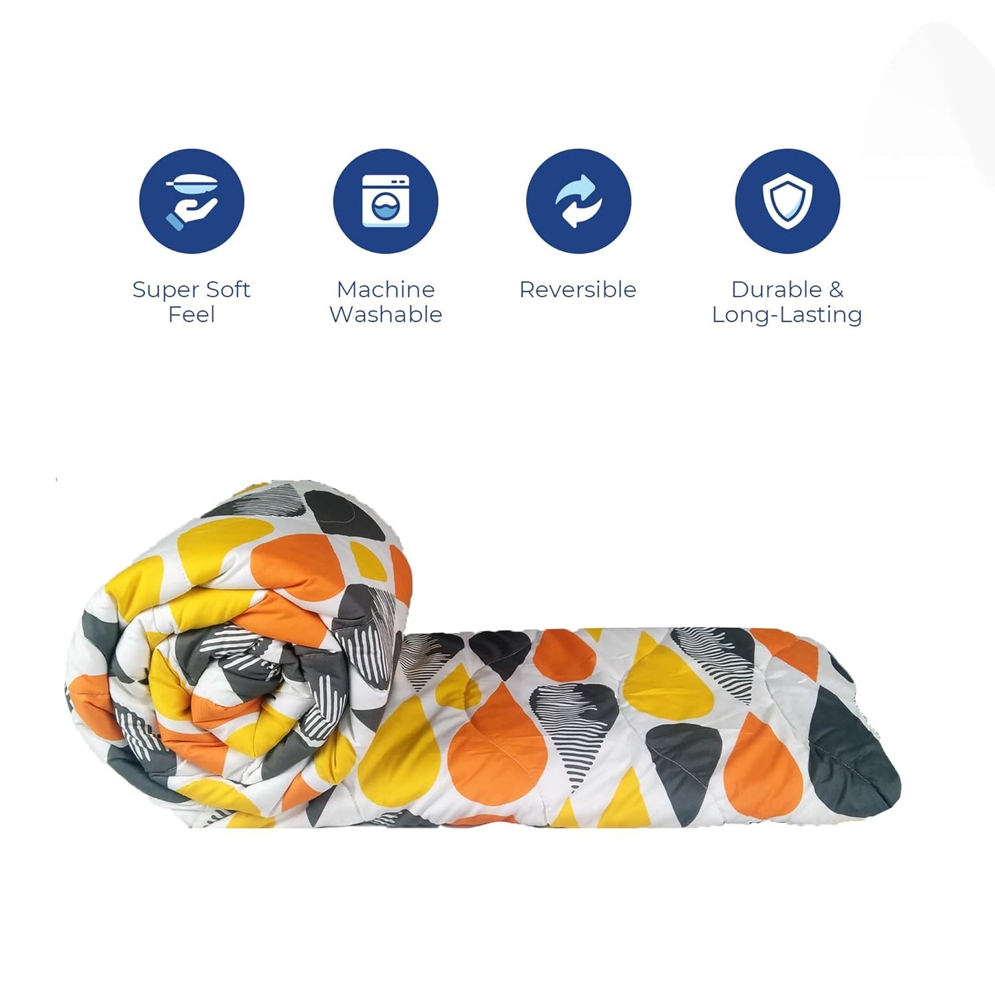 Drops and Grey Revesible Comforter