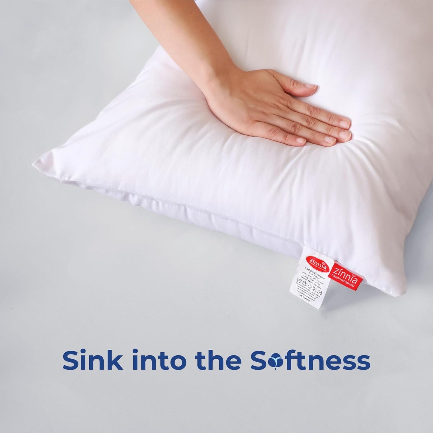 Comfort Soft pillow for Sleeping, White, Pack of 2
